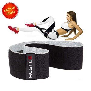 Hustle Athletics Premium Booty Band 150lbs Resistance for Squat and Leg Exercise